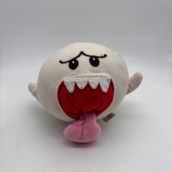 Nintendo Super Mario Bros Ghost Boo 8" Character Plush Stuffed Animal - Picture 1 of 11